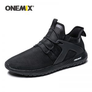 ONEMIX 2020 Men Running Shoes Lightweight Breathable Mesh Soft Women Sneakers Slip On Outdoor Jogging Walking Tennis Sport Shoes