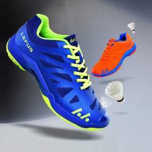 Professional Indoor Tennis Shoes For Men Women Anti Slip Soft Tennis Sneakers Breathable Court Shoes Badminton Sport Trainers