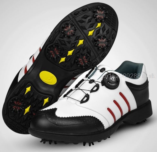 High Quality Men Golf Shoes Men Breathable Waterproof Training Shoes Professional Spikes Non-slip Athletic Sneakers
