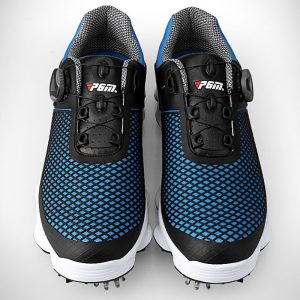PGM Golf Spikes Shoes Men Wear Slip Resistant Microfiber Man Sport Sneaker Rotating Buckle Shoelaces For Men's Hiking Nail Shoes