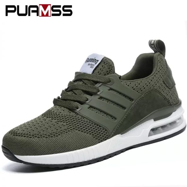 2019 New Man Sneakers for Men Rubber Black Running Shoes Army Green Breathable Mesh Sport Shoes Male Female Women Pink Sneakers