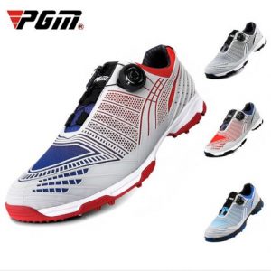 2019 NEW PGM golf shoes men's shoes golf shoes knob buckle shoelace breathable comfort