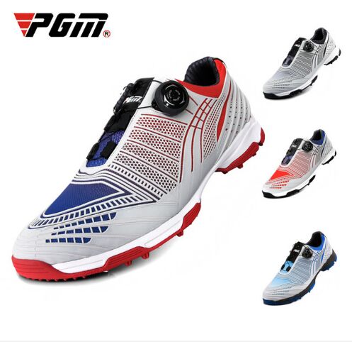 2019 NEW PGM golf shoes men's shoes golf shoes knob buckle shoelace breathable comfort