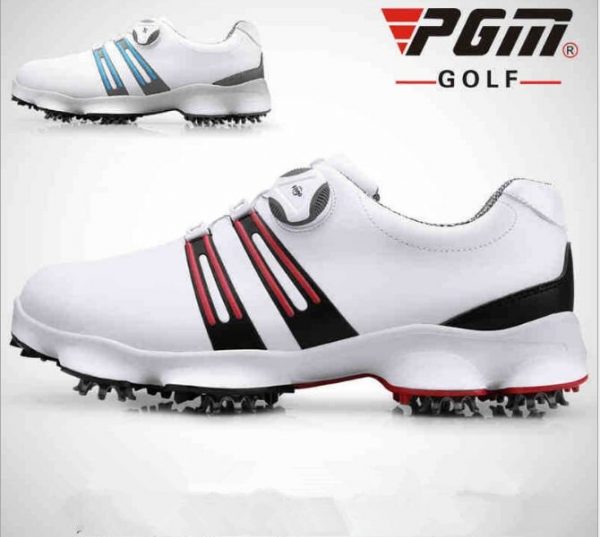 PGM 2019 golf shoes golf men's shoes wide version soles rotating shoelaces waterproof and breathable
