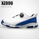 2020 Golf Shoes Men Waterproof Sports Shoes Knobs Buckle Shoes Mesh Lining Breathable Anti-slip Sneakers for Male